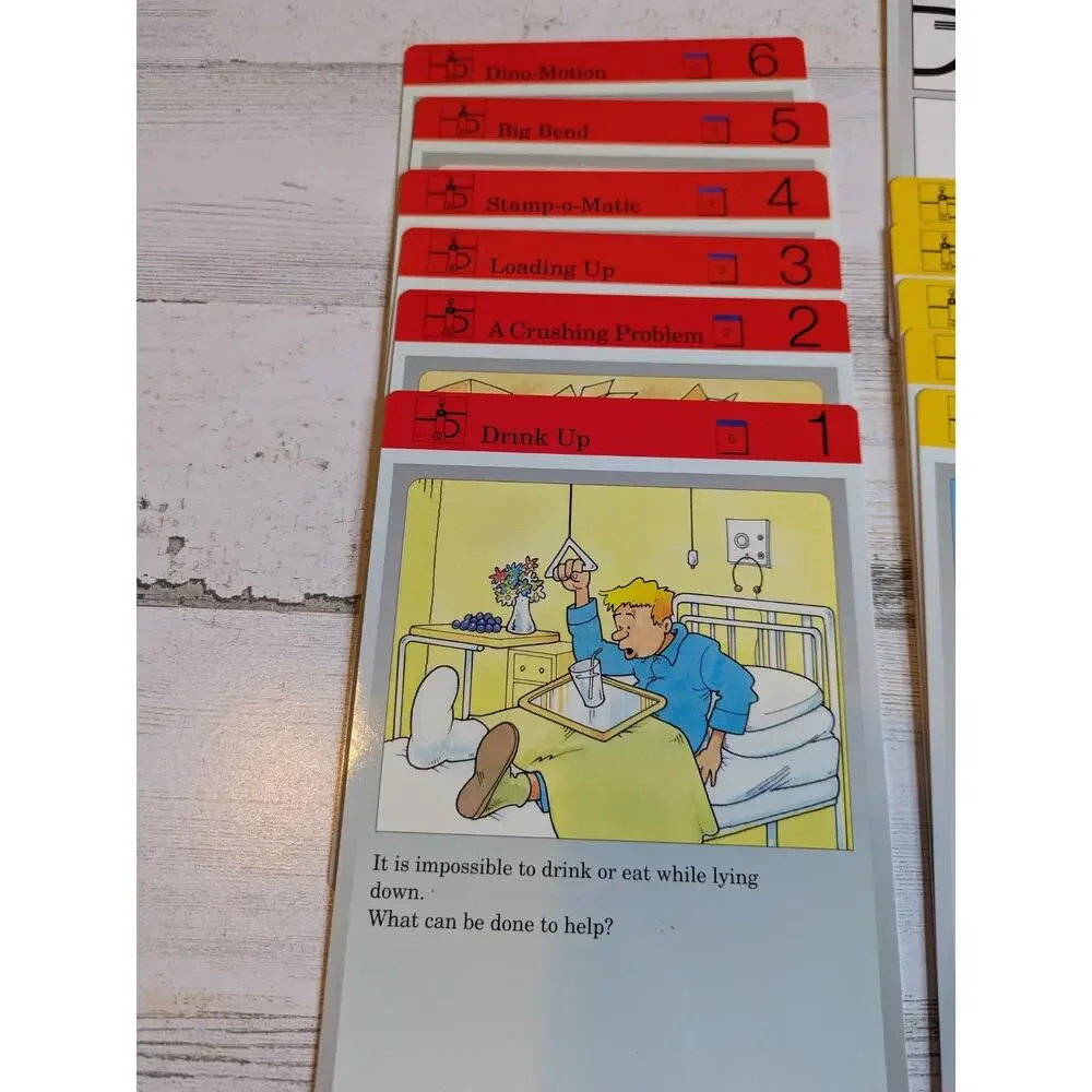 RARE Vintage 1992 LEGO DACTA 9606 Technic Pneumatic Teacher Guide Project Cards